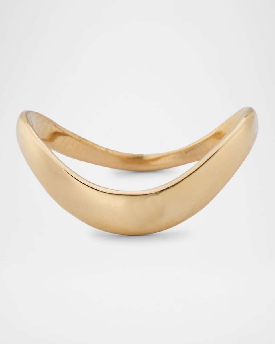 Skinny Curved Bubble Ring